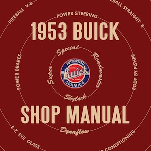 1953 Buick Shop Manual