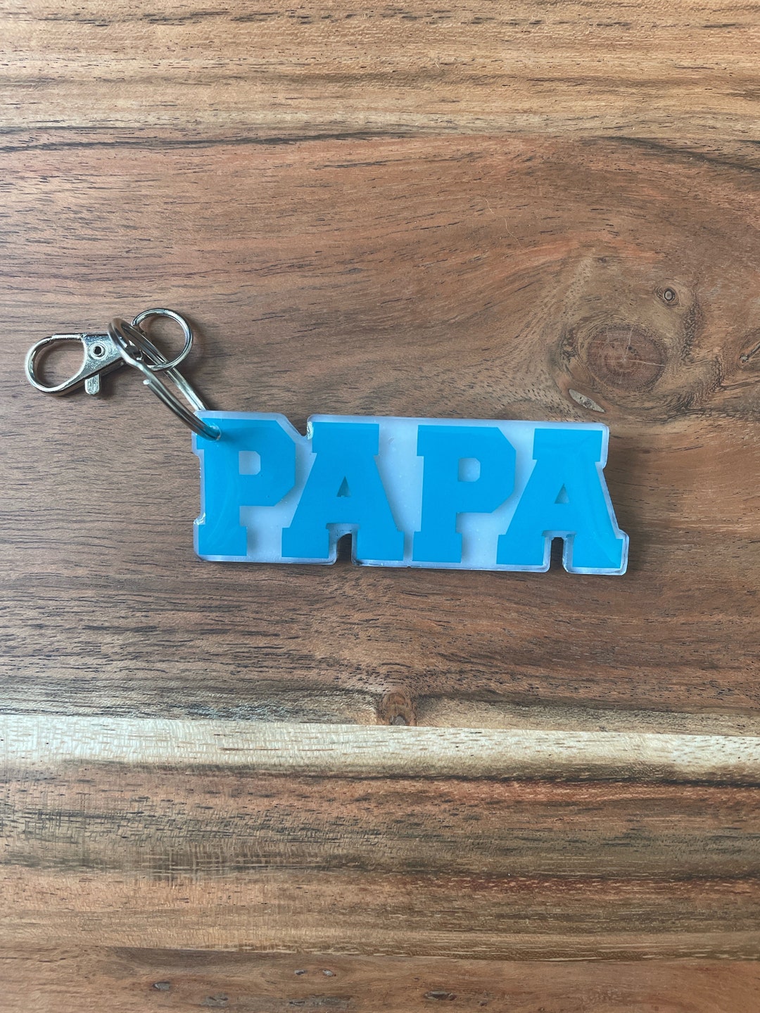 Papa Keychain - Etsy