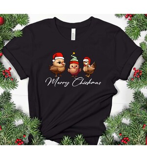 Merry Chickmas Shirt, Christmas Chicken Shirt, Funny Chicken Christmas Shirt, Christmas Chicken Gift For Chicken Lover , Chicken Shirt