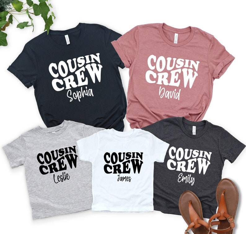 Custom Cousin Crew Shirt, Cousin Crew Matching Family Shirt, Matching Cousin Crew, Cousin Crew Kids Shirt, Family Reunion Shirts