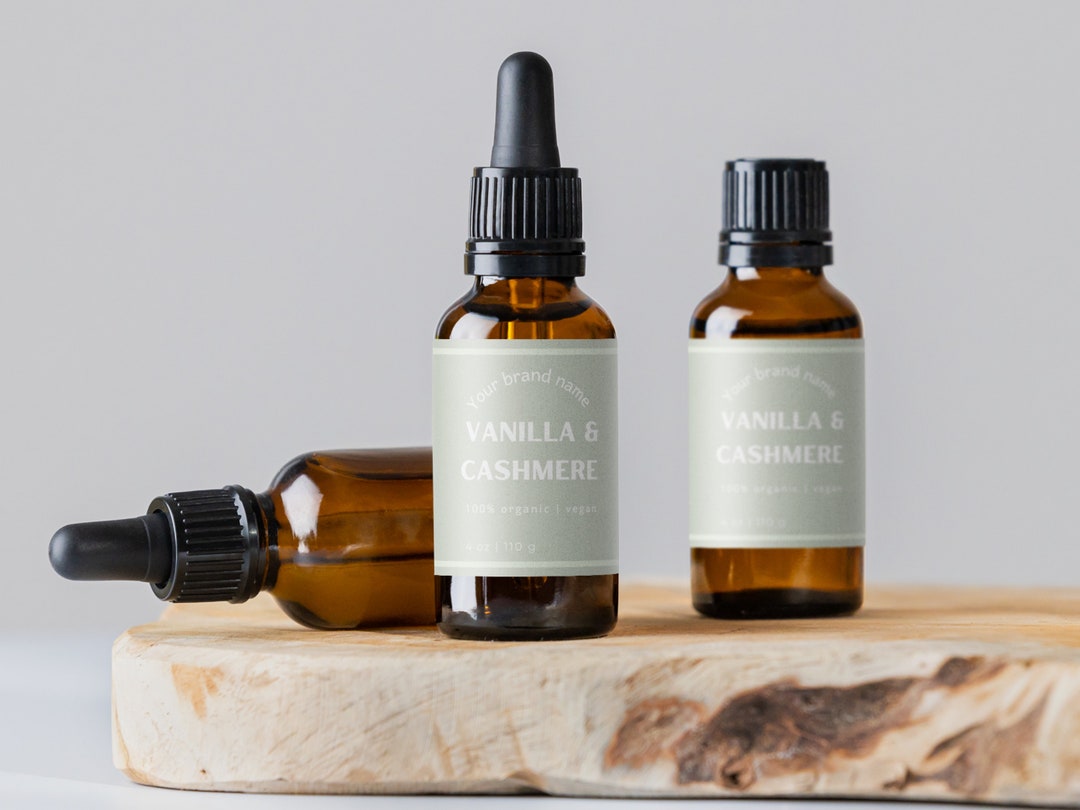 Editable Essential Oil Label, Canva Template, Instant Download, Premade ...