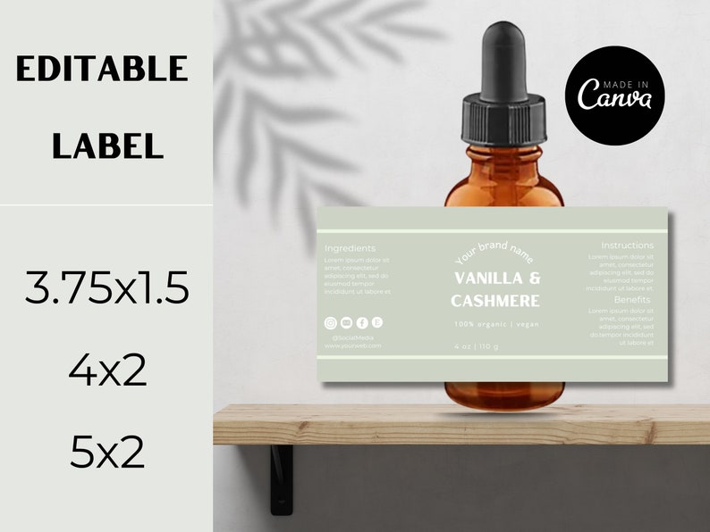 Editable Dropper Label Template Custom Canva Label 3 75x1 5 4x2 5x2 Etsy Editable Dropper Label Template Custom Canva Label 3 75x1 5 4x2 5x2 Etsy