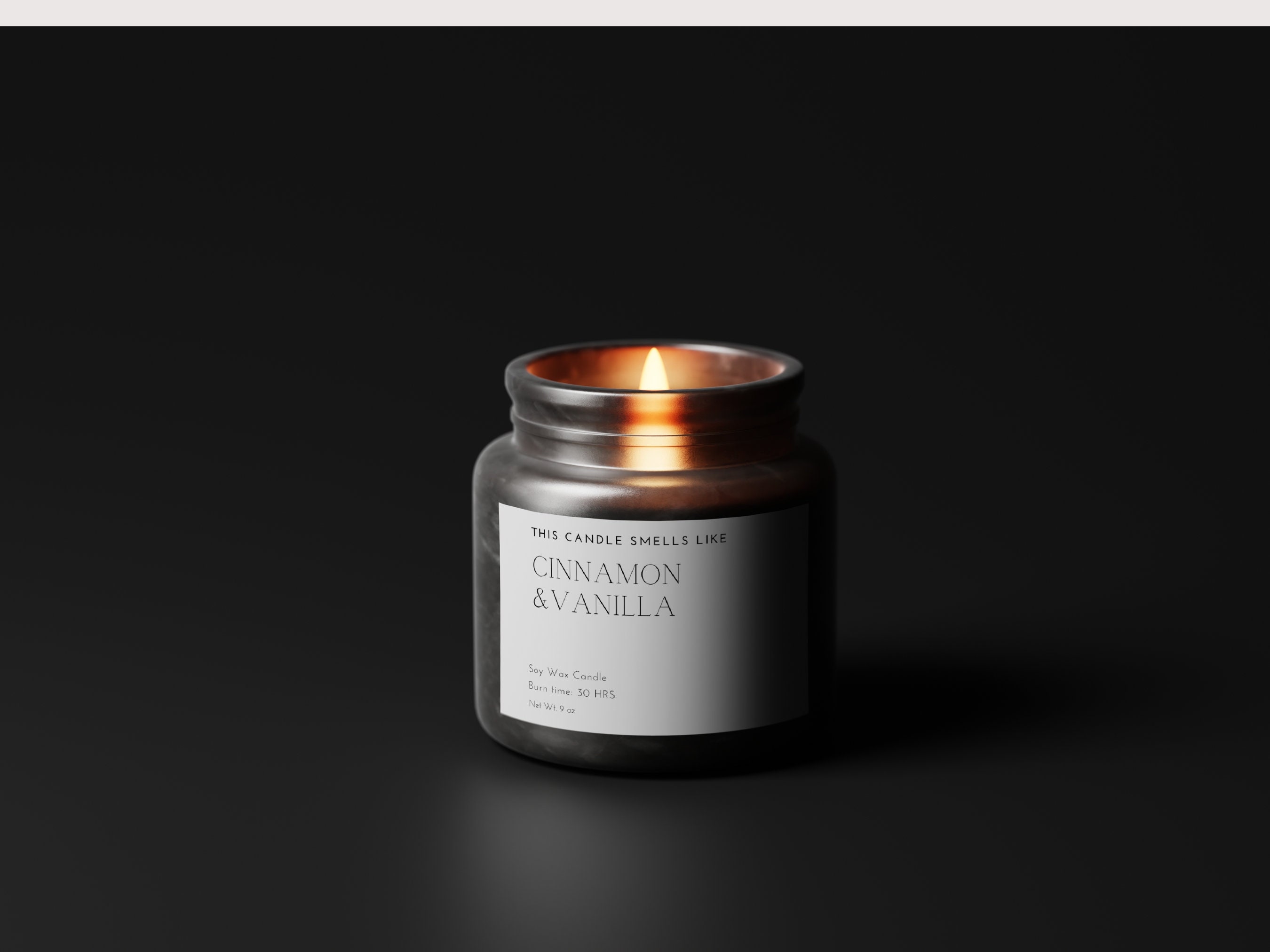 Editable Candle Label | 3 Sizes, Template DIY Candle Sticker ...
