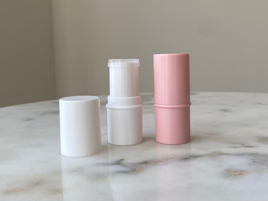 Empty Chapstick Tubes Pink or White Mini Cosmetic Containers Etsy