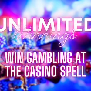 Gambling Winner Spell | Winning in the Casino Spell | Gambling Luck Spell | Win Big At The Casino Manifestation