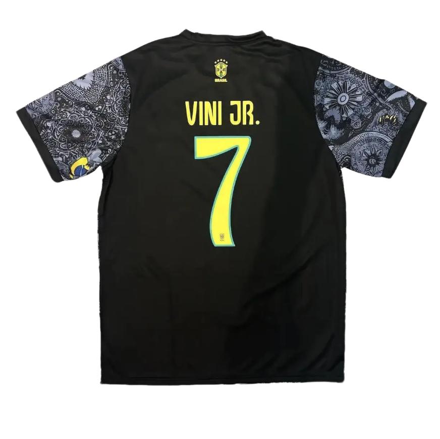 VJR VINICIUS JR. 限定版 ブラック Youth adidas Vini Jr. Black Real Madrid 2023/24 Third Replica