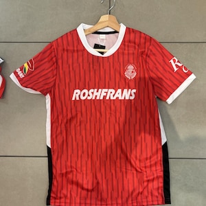 Rood toluca voetbalshirt voor volwassenen - comfortabele pasvorm, veelzijdig ontwerp, ideaal voor verschillende sporten en activiteiten