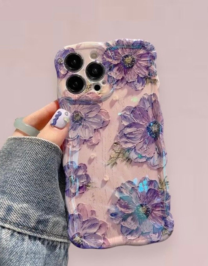 Coque de Téléphone souple à fleurs vintage coloré, Phonecase Flowers Vintage Colorful Personalised floral case cover custom iPhone 2