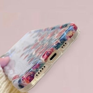 Coque de Téléphone souple à fleurs vintage coloré, Phonecase Flowers Vintage Colorful Personalised floral case cover custom iPhone image 3