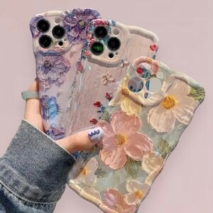 Coque de Téléphone souple à fleurs vintage coloré, Phonecase Flowers Vintage Colorful Personalised floral case cover custom iPhone image 1