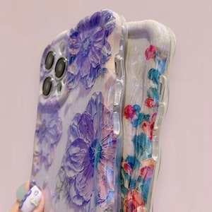 Coque de Téléphone souple à fleurs vintage coloré, Phonecase Flowers Vintage Colorful Personalised floral case cover custom iPhone image 2