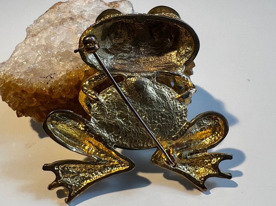 Whimsical Frog Brooch - image 2