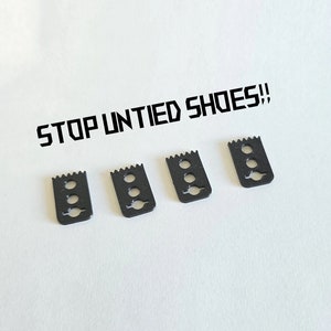 No-Tie Shoe Lace Clips – 3D Printed Locking Shoelace Set for Kids, Adults, & Gift Ideas