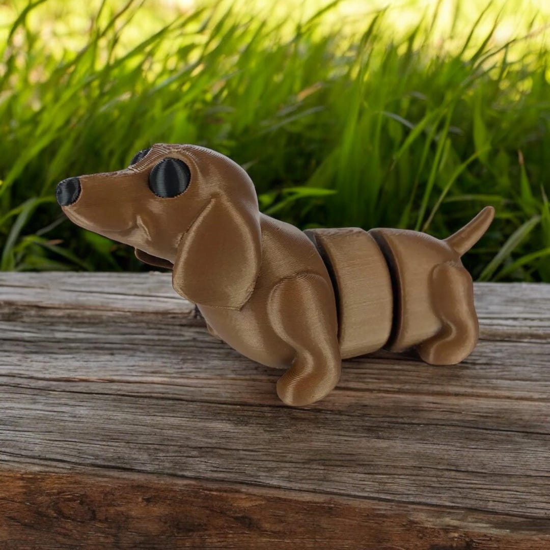 Dachshund Wienerdog Fidget Toy - Cute and Fun Puppy Figurine That ...