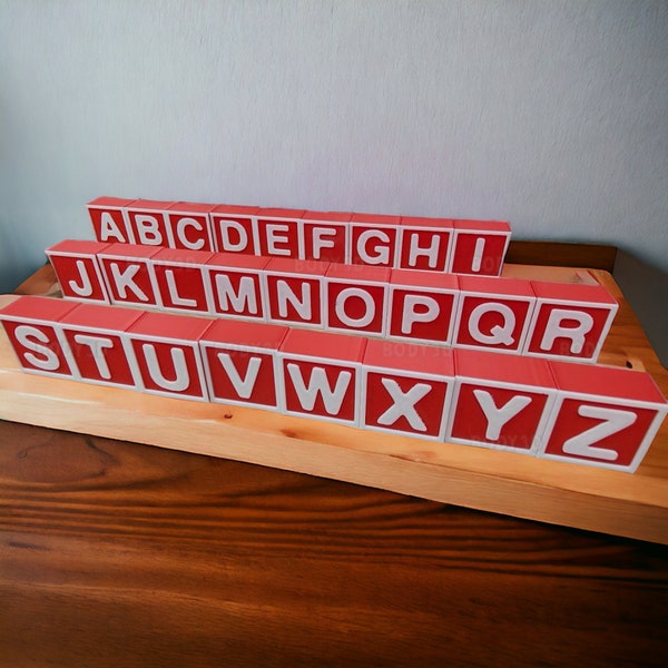 3D Printed Alphabet Blocks - 2”x2”Customizable Letter Decor - Valentine’s Day Love Sign - Personalized Word Art - Home & Event Accent Pieces