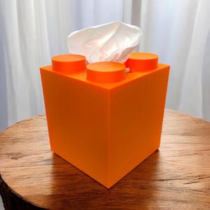 Brick Style Tissue Box Holder - Fun and Functional Lego