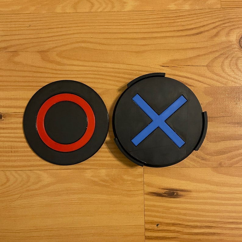 Playstation Drink Coaster Set Gaming Coasters Retro Gaming 3D Printed