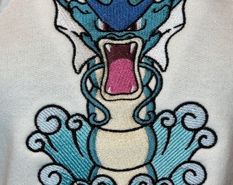 Embroidered Gyarados Sweatshirt