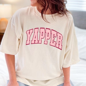 Yapper Shirt Funny Gifts for Her Girly Shirt Girly Gifts Pink Funny y2k Meme Shirt Gift Ideas For Her Yap Shirt Yap Shirt Born To Yap