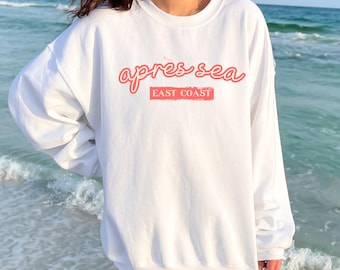 Après Sea Crewneck Cape Cod Sweatshirt Preppy Stuff Old Money Aesthetic Cape Cod Crewneck Cape Cod Sweater Fisherman Sweater Cape Cod Shirt