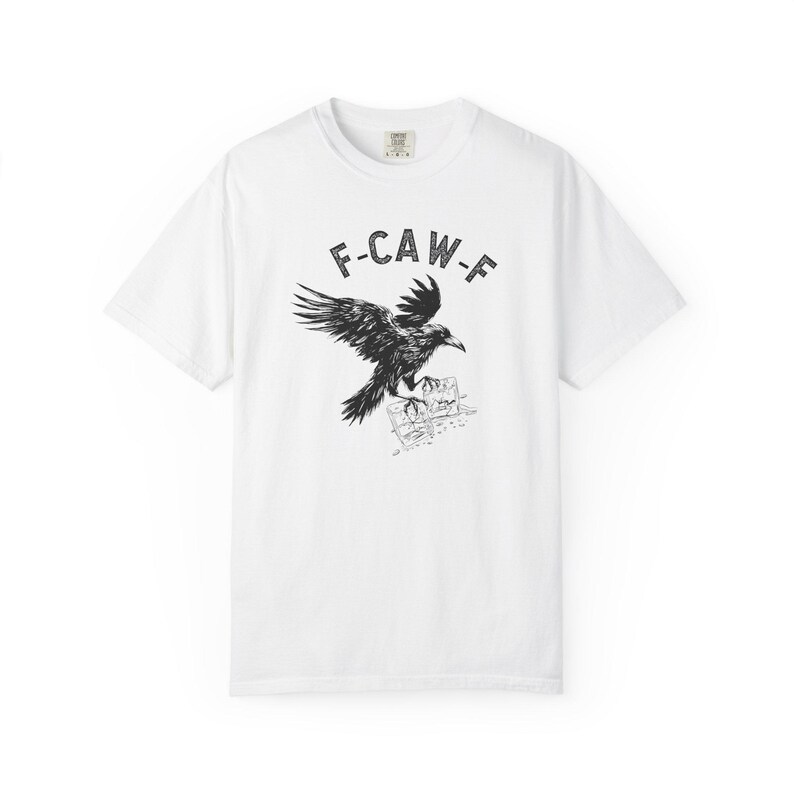 Fcawf Subtle Anti Ice Shirt fcawf Crow Shirt Raven Lover Gift Gothic Crow fcawf Tshirt Subtle abolish Ice Tshirt White
