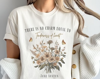 Jane Austen Tshirt Jane Austen Gifts Light Academia Shirt Emma Jane Austen Emma Shirt Cottage Core Clothes Granola Girl Clothing