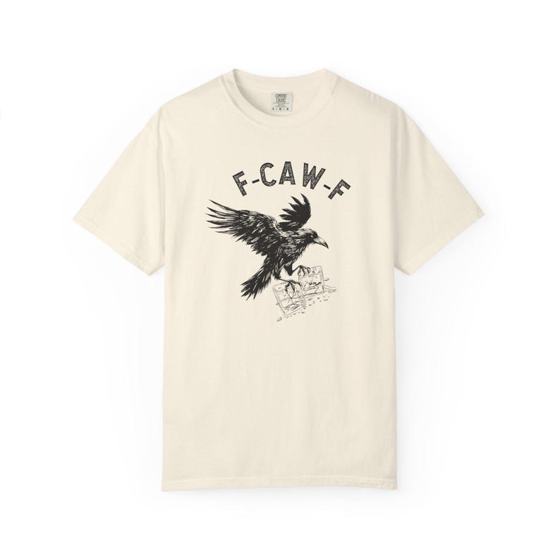 Fcawf Subtle Anti Ice Shirt fcawf Crow Shirt Raven Lover Gift Gothic Crow fcawf Tshirt Subtle abolish Ice Tshirt Ivory