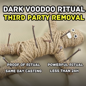 THIRD PARTY REMOVAL Ritual - Remove Interferences / Bad People - Remove Third Party Spell - Unwanted Influences - Hex Curse Cord Removal