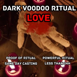 RITUALE VOODOO D'AMORE - Incantesimo d'amore - Rituale Voodoo oscuro - Lancio nello stesso giorno - Incantesimo d'amore di magia nera - Potente incantesimo d'amore - Legame d'amore