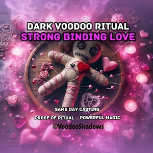 STRONG BINDING LOVE Ritual - Love Spell - Powerful Bond Love - Dark Love Spell - Domination Spell - Same Day Casting - Black Magic Voodoo