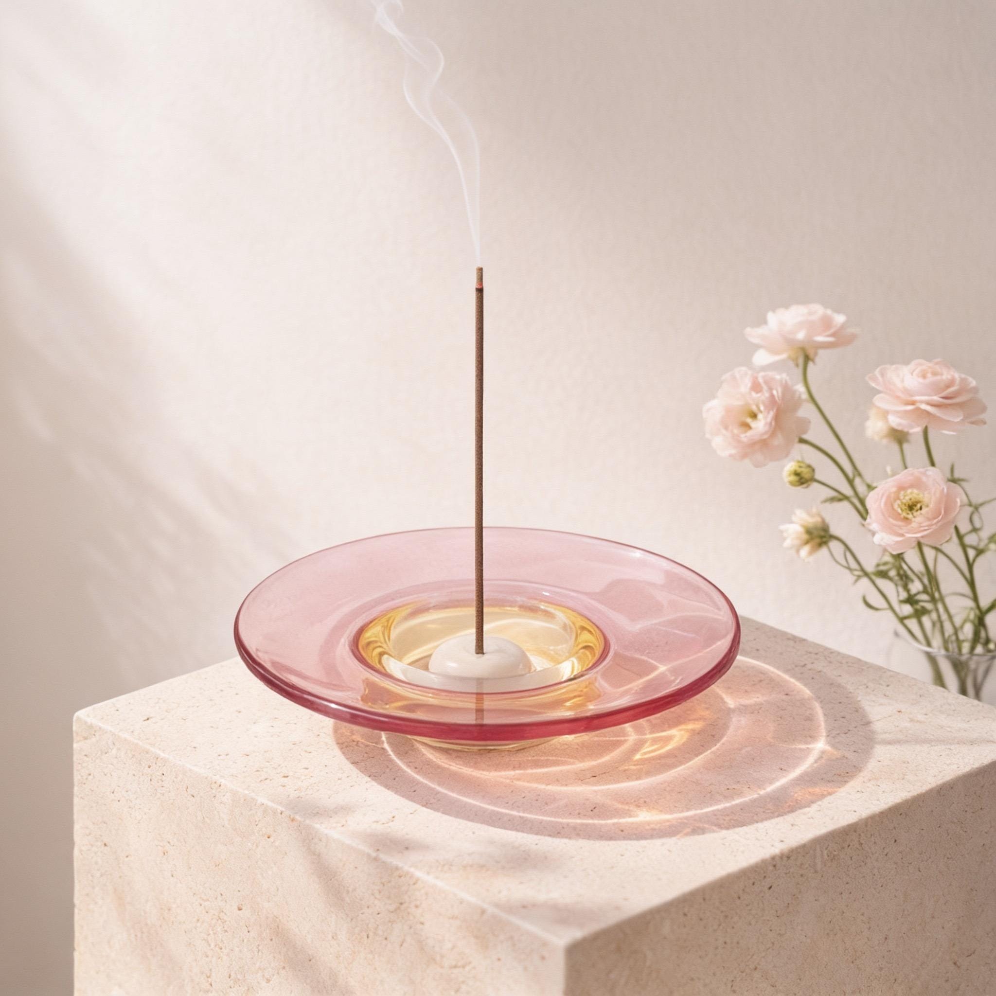 Glass Incense Holder - Etsy