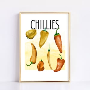 Yellow Chili Pepper Art | Digital Download