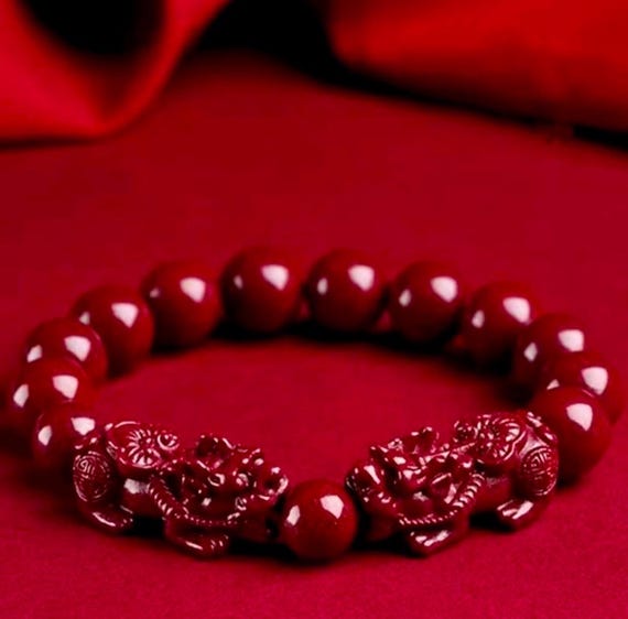 Pixiu Feng Shui Ricchezza Braccialetto Ossidiana Nera Naturale Occhio Di Tigre Perle Di Lucky Feng Shui Braccialetto - Foto 13