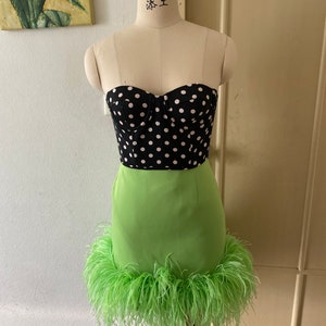 Polka Dot Corset Top: Boned Bustier, Plus Size