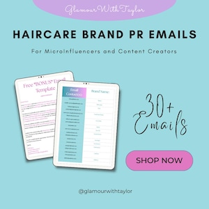 30+ Haircare Brand PR Contacts for Influencers | Essential Contact List for Haircare Collaborations