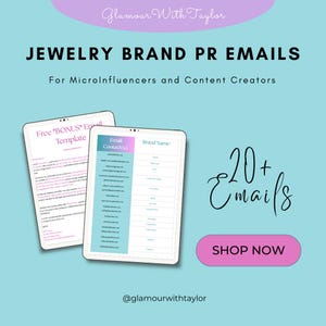 20+ Jewelry & Accessory Brand PR Contacts for Influencers | Essential Contact List for Fashion Collaborations