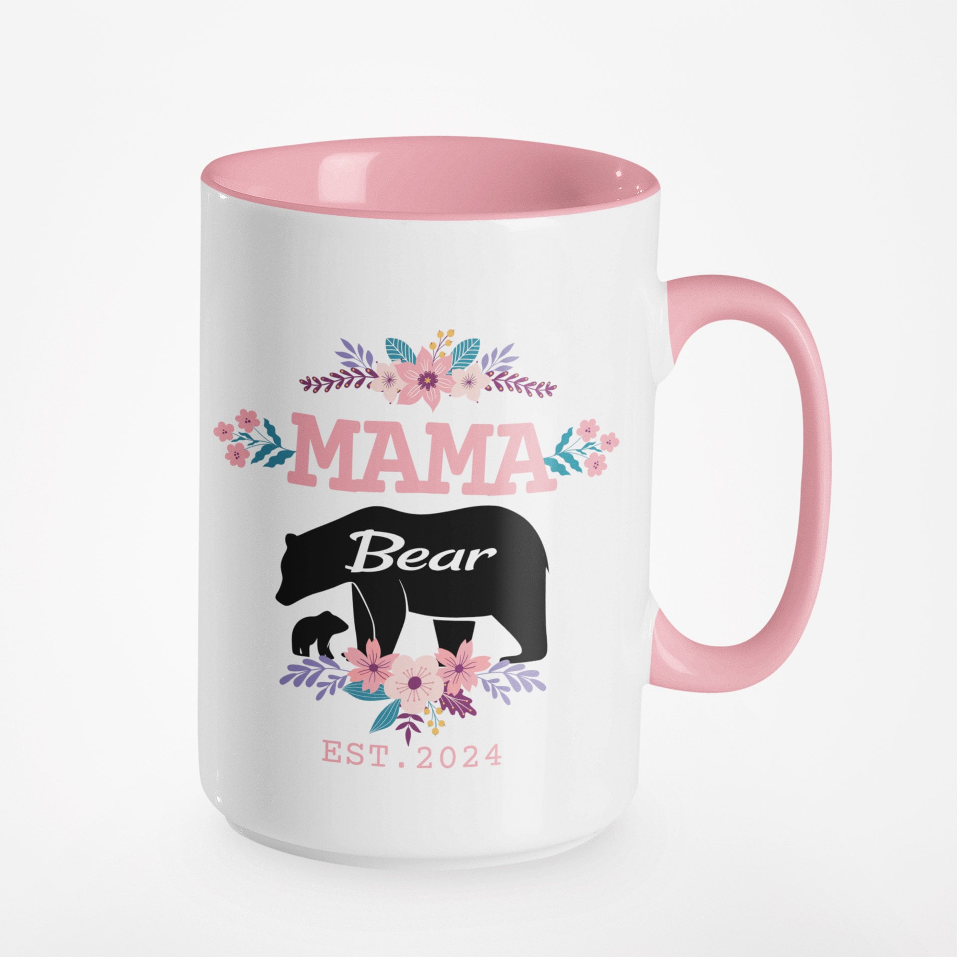Personalized Mama Bear Mug, Personalized Grandma Bear Mug