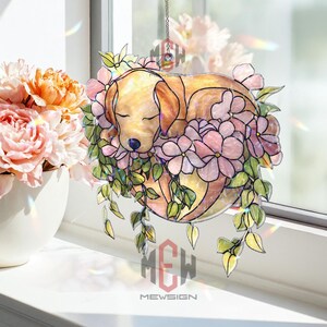 Personalized Ball Python Acrylic Suncatcher, Floral Snake Window Hanging, Reptile Lover Ornament, Custom Exotic Pet Gift bild 6