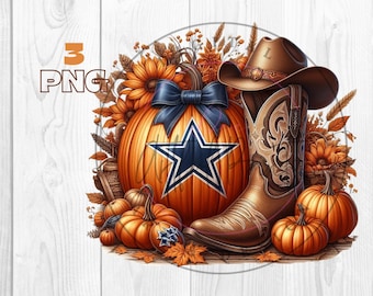 Cowboys PNG, Fall Pumpkin cowboys sublimation, cowboys digital Png, cowboys download, It is Fall Y&#39;all png,Fall Football png, Fall png