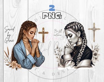 Girl Praying png, Woman Faith Clipart, Jesus and Faith, woman clipart, woman of God png ,Sublimation,dtf png,dtf