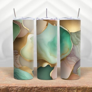 Pastel Alcohol Ink 20oz Skinny tumbler wrap design| Sublimation design| Instant download| Digital product