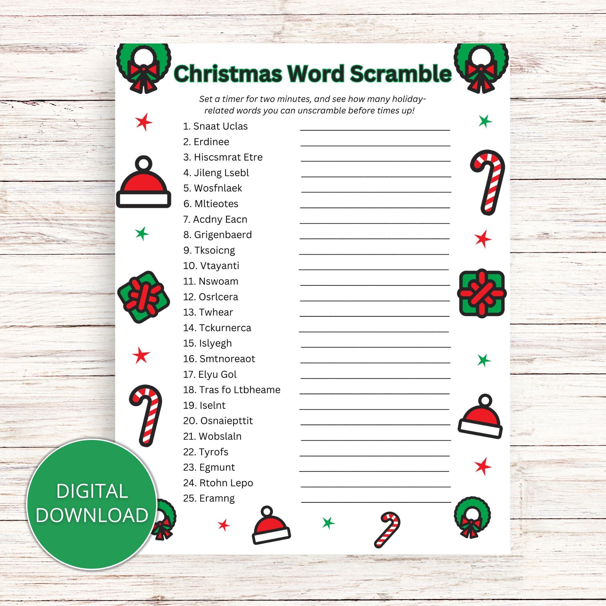 christmas-word-scramble-digital-printable-etsy for Christmas Word Scramble Free Printable Christmas Word Scramble Digital Printable - Etsy for Christmas Word Scramble Free Printable