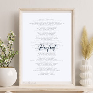 Lyric Art Music Poster-Customizable and Downloadable