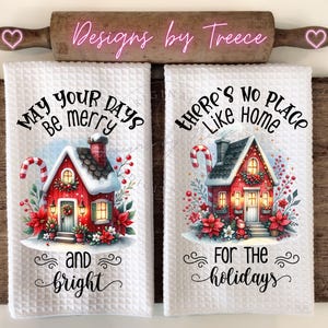 Christmas Home Kitchen Hand Towel Apron Sublimation Bundle PNG Graphic Designs Instant Digital Download