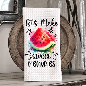 Summer Watermelon - Kitchen Hand Towel Apron Sublimation PNG Graphic Designs - Instant Digital Download