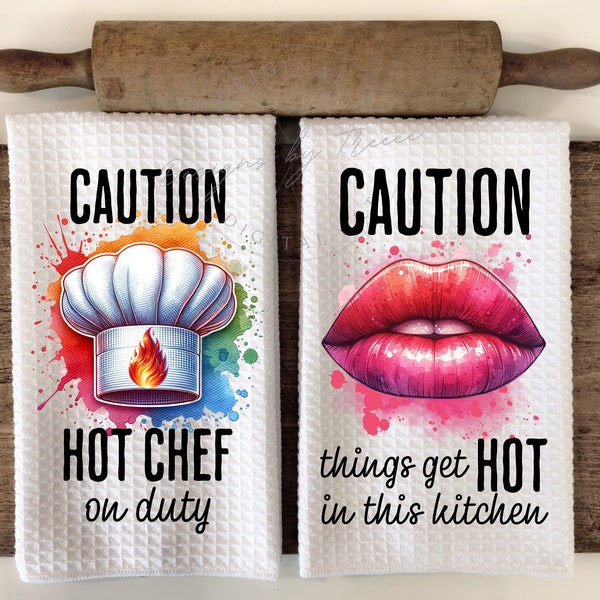 HOT Kitchen Newlywed - His Hers - Couple Funny Gag Gift Design -  Kitchen Towel Apron Sublimation Bundle - Instant Digital Graphics Download