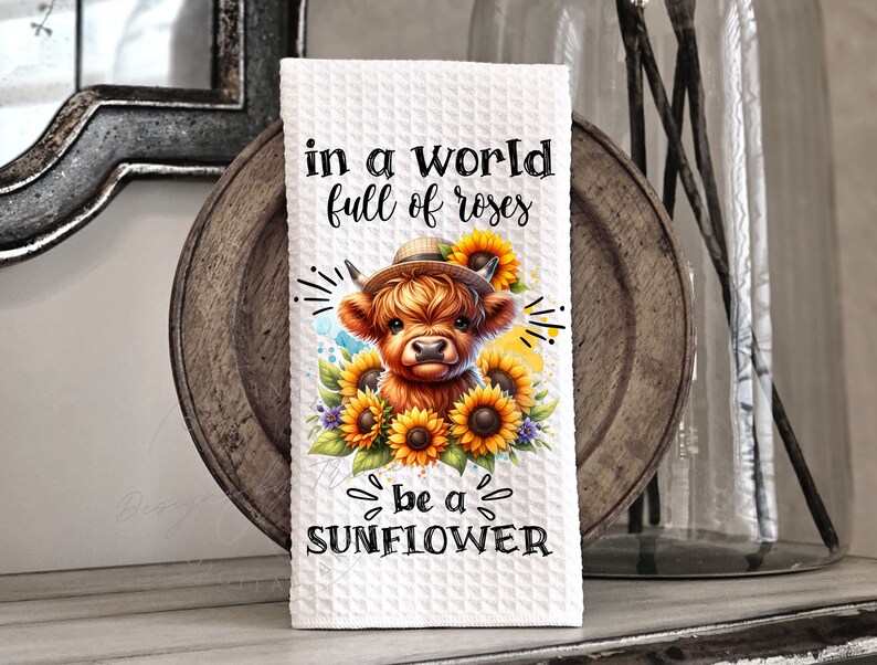 Autumn World Full of Roses Bring Joy to Heart Kitchen Hand Towel Apron