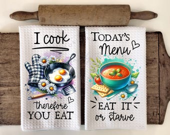 Grappige sublimatieontwerpen voor keukenhanddoek (png) (digitale download)