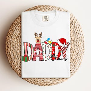 Daddy Claus Christmas PNG: Doodle Design Graphic (Digital Download)
