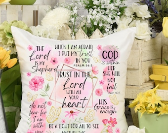 Trust in the Lord Pillow Design PNG, Christian, Religious.  Sublimation Digital File, Instant Download